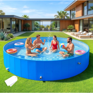Large Foldable Pool,Non-Inflatable Pool for Adult