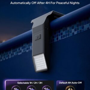 Solar Pool Lights for Inground & Above Ground Pools, 10-Color LED Lights with 4 Modes