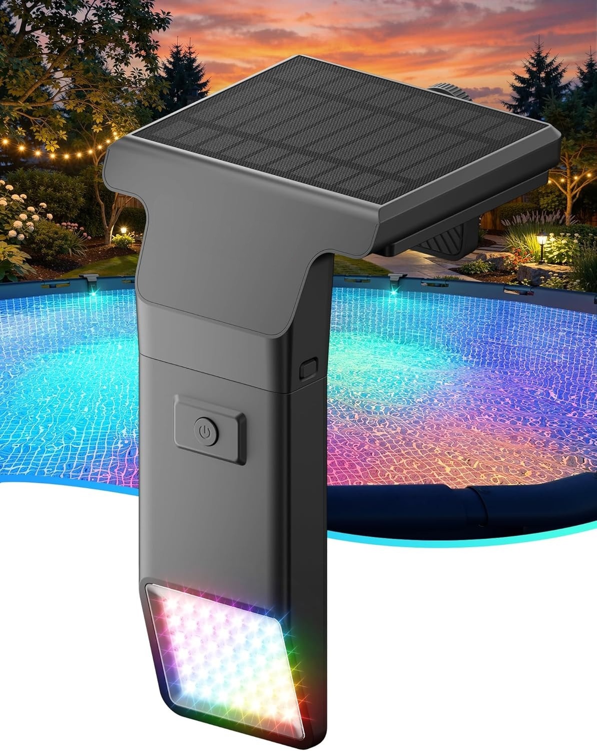 Solar Pool Lights for Inground & Above Ground Pools, 10-Color LED Lights with 4 Modes - Image 4